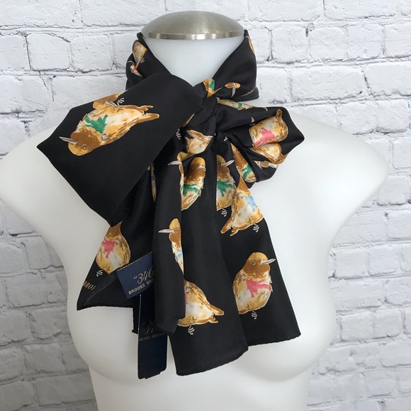 Brooks Brothers Accessories - Brooks Brothers Bird Scarf